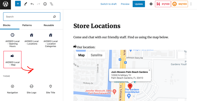 WebHostingExhibit storelocatoraioseolocalmapblockmultiple How to Add Google Maps Store Locator in WordPress  