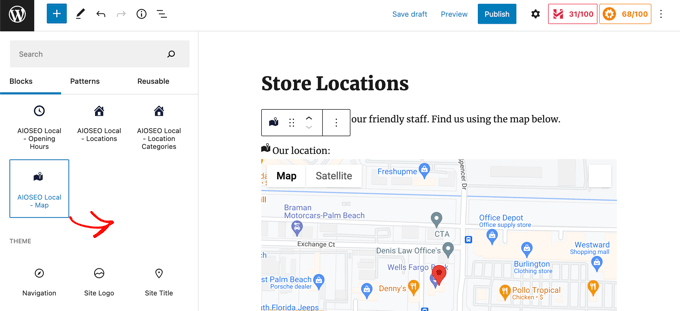 WebHostingExhibit storelocatoraioseolocalmapblockonelocation How to Add Google Maps Store Locator in WordPress  