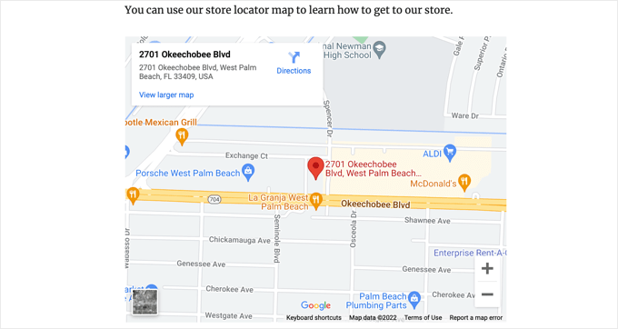 WebHostingExhibit storelocatormethod1preview How to Add Google Maps Store Locator in WordPress  