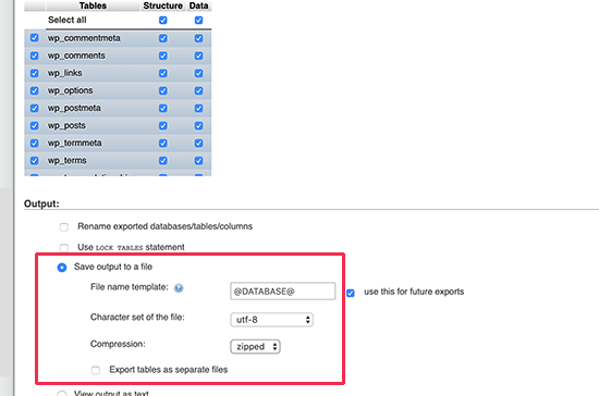 Compression method