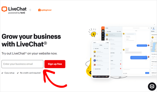 Sign up for Free on Live Chat Sign up for Free on Live Chat