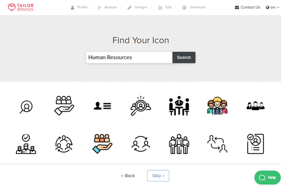 Choosing an icon for your logo