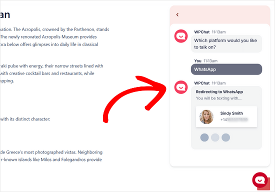 WPChat live chat widget demo WPChat live chat widget demo