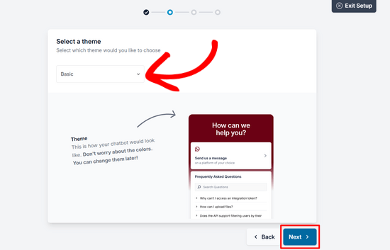 Choose a theme for your live chat widget Choose a theme for your live chat widget