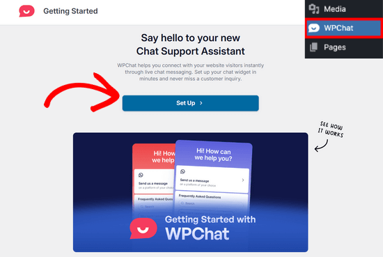 Set up the WPChat plugin Set up the WPChat plugin