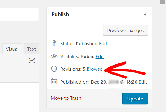 How to Use WordPress Post Revisions with Classic Editor