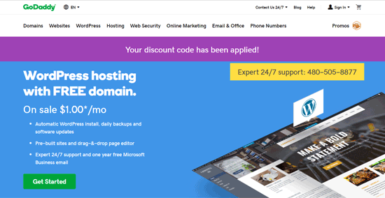 GoDaddy WordPress Hosting Company