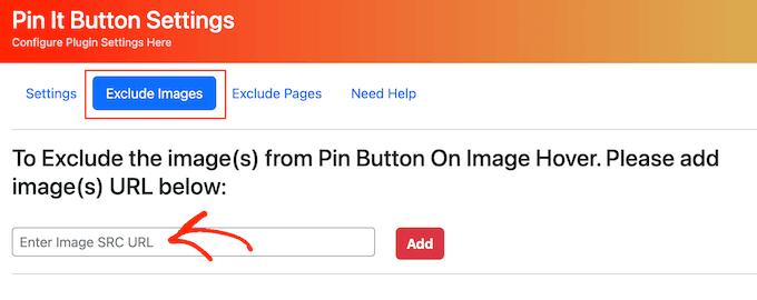 Removing the Pinterest pin button from specific images