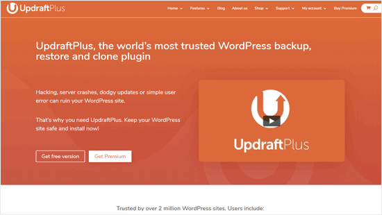 UpdraftPlus - 最佳 WordPress 备份插件业务