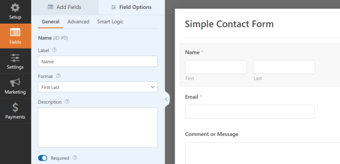 Edit form fields in AMP form
