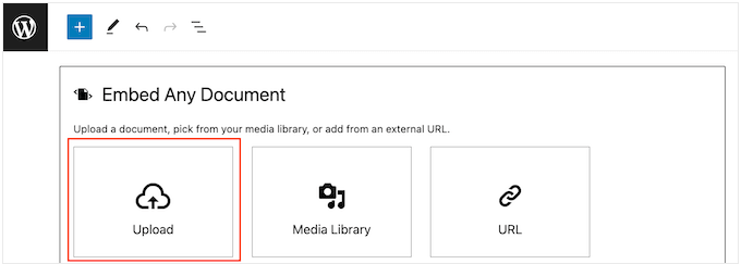 Uploading files to a WordPress website