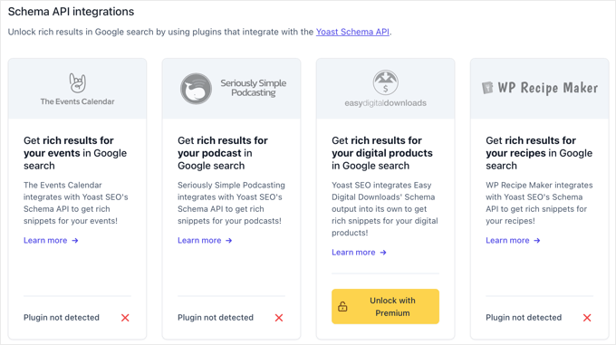 Yoast Schema API Integrations