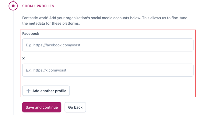 Yoast Social Profiles