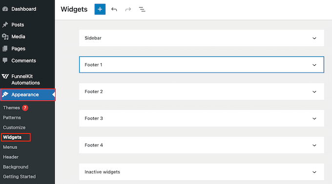 Adicionando links ao rodapé do seu site