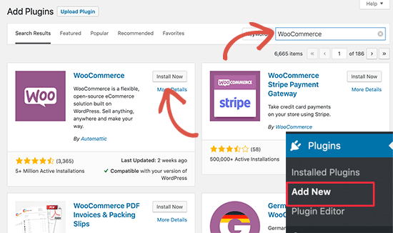 Install WooCommerce