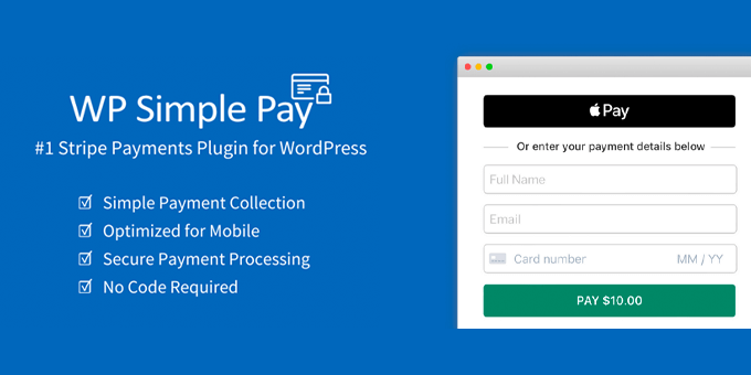 WP Simple Pay - WordPress Payments Plugin