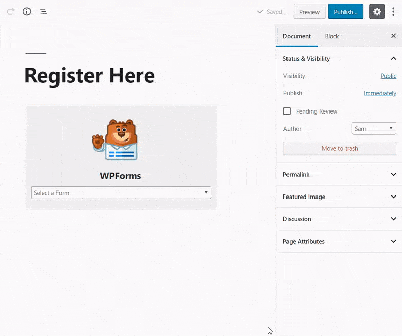 Add Custom User Registration Form to WordPress Page