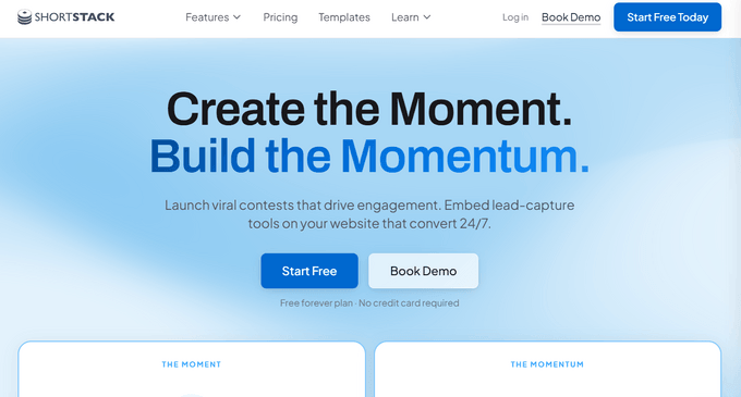 ShortStack giveaway and contest plugin