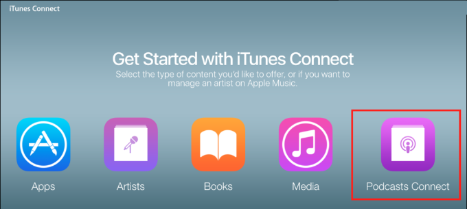Podcasts connect iTunes