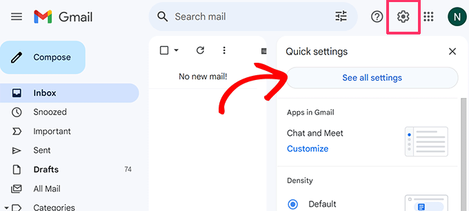 WebHostingExhibit see-all-gmail-settings How to Get a Free Email Domain (5 Quick and Easy Methods)  