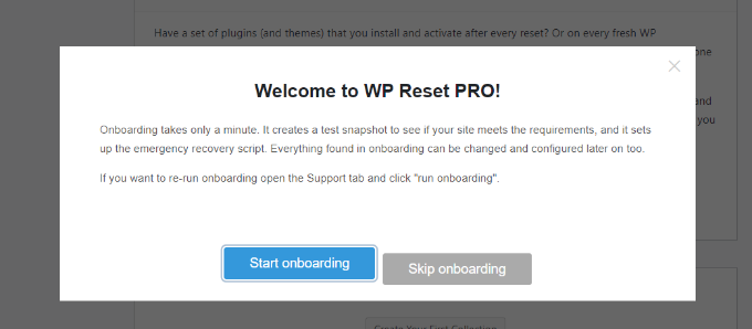 Welcome to onboarding steps