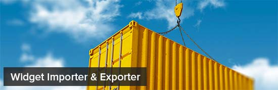 Widget Importer & Exporter