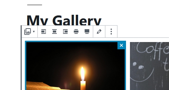 Default WordPress Gallery Options