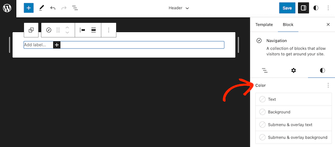 How to create a dropdown menu using the full-site editor (FSE)