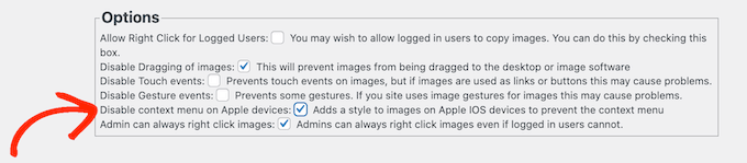 How to disable the Apple context menu on your WordPress blog or website