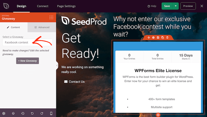 如何使用 SeedProd 创建赠品登陆页面