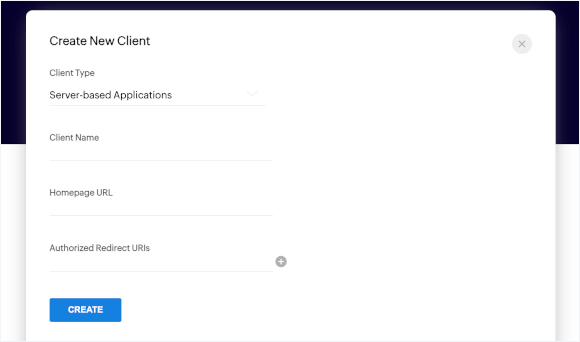 Adding client details