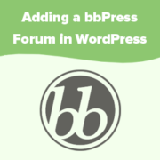 How to Add a Forum in WordPress with bbPress