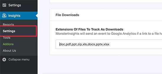 File downloads to track