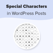 How to Add Special Characters in WordPress Posts