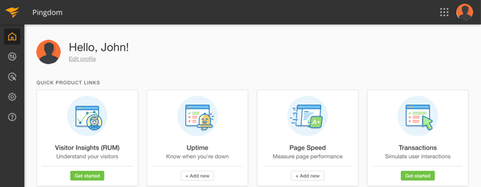 Pingdom Monitoring Your Site's Uptime