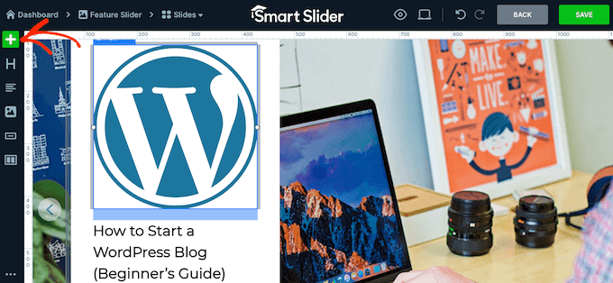 Adding layers to a WordPress presentation