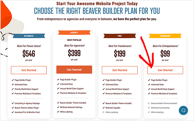 Beaver Builder Pricing and Plans