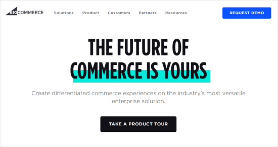 BigCommerce's eCommerce platform website