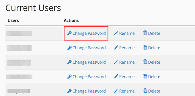 Change your database password