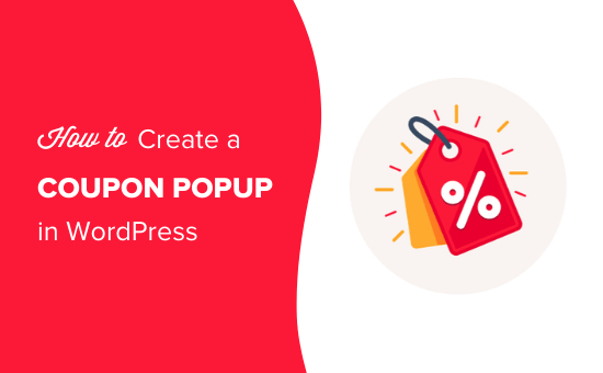 How to Create a Coupon Popup in WordPress - featured image shows discount tag