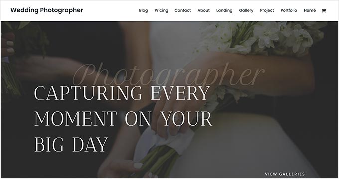 Divi Photographer Theme