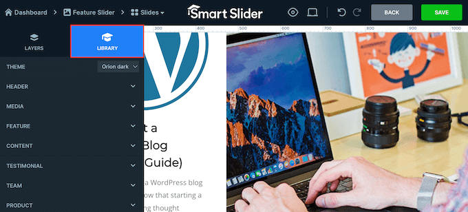 The Smart Slider library