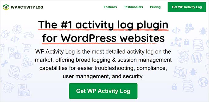 Site-ul WP Activity Log