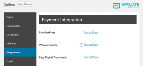 Integrating Affiliate Royale with WooCommerceng Affiliate Royale with WooCommerce