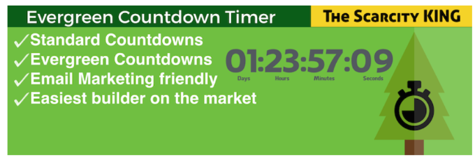 Evergreen countdown timer