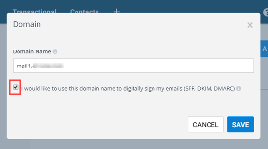 Add your subdomain and check the box