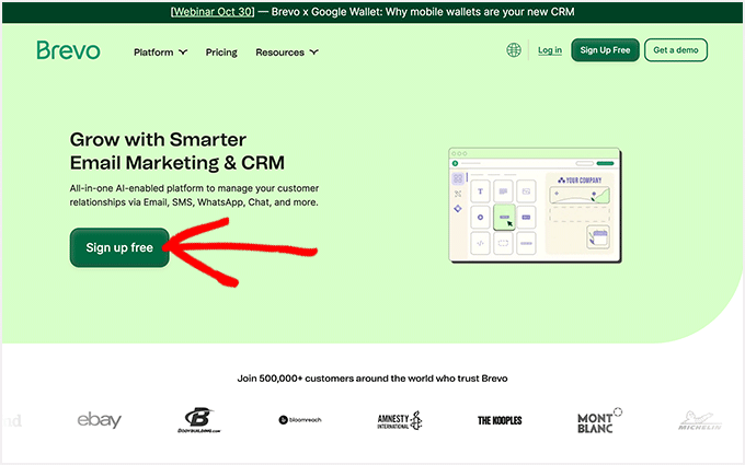 Sendinblue website Brevo Coupon Code and Promos