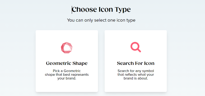 WebHostingExhibit choose-an-icon-for-logo How to Make a Logo for Your Website (Beginner's Guide)  