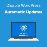 How to Disable Automatic Updates in WordPress