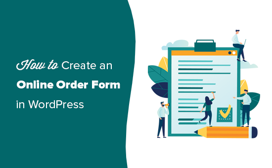 Create an online order form in WordPress